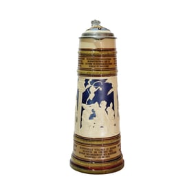 Mettlach Stein #2194, German Beer Stein, Events in the Black Whale at Ascalon