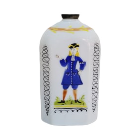 Southern Germany Liquor Bottle, German Liquor Bottle, Liquor Bottle with Man Waving