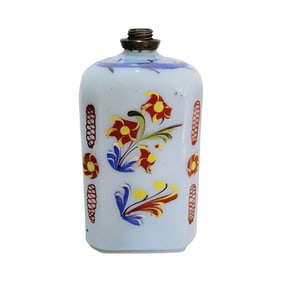Southern Germany Liquor Bottle, German Liquor Bottle, Liquor Bottle with Floral Design
