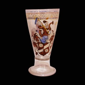 Bohemian Beaker, German Beaker, German Armorial Crested Beaker