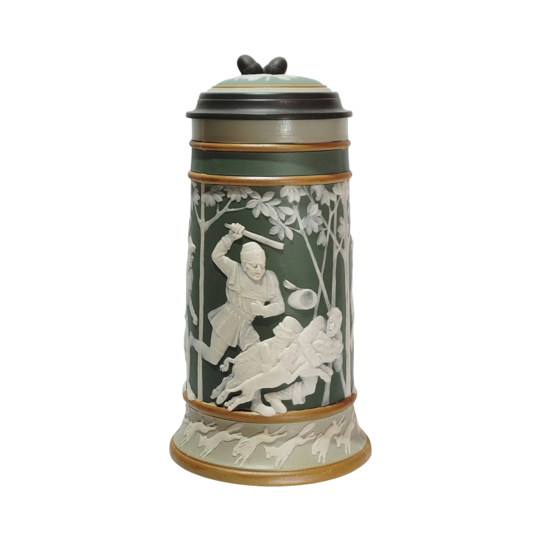 Mettlach Stein #2530, German Beer Stein, Hunting Scene (1 of 16)