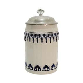 Marzi & Remy Stein #2312, German Beer Stein, Art Nouveau Design