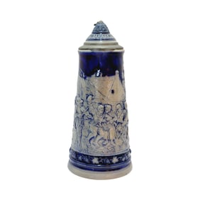 Simon Peter Gerz Stein #207b, German Beer Stein, Peasant Dance