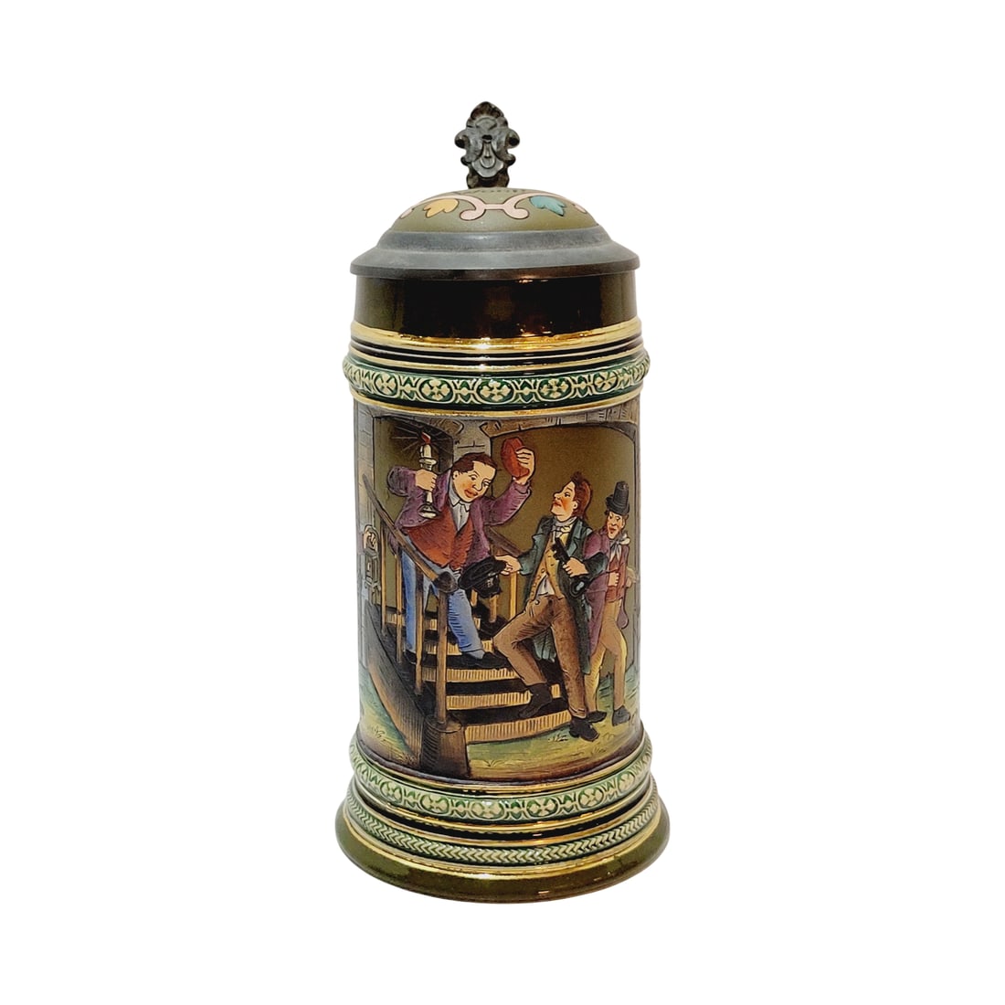 Simon Peter Gerz Stein #1217, German Beer Stein, Evening Scene (1 of 12)
