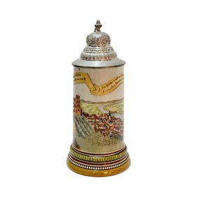 Hauber & Reuther Stein #424, German Beer Stein, Heidelberg
