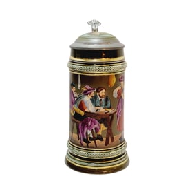 Simon Peter Gerz Stein #1215, German Beer Stein, Decorating a Hat