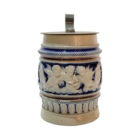 Simon Peter Gerz Stein #430, German Beer Stein, Cherubs Stein