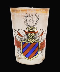 Fritz Heckert Beaker, German Glass Beaker, Georf von Faczenberg Beaker