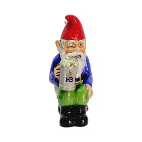 Gerz Character Stein, German Beer Stein, Gnome with HB Beer Stein