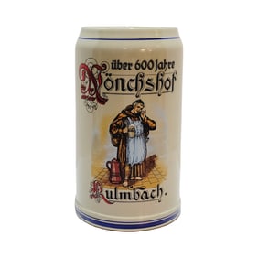Gerz Rastel Stein, German Beer Stein, Monchshof Kulmbach