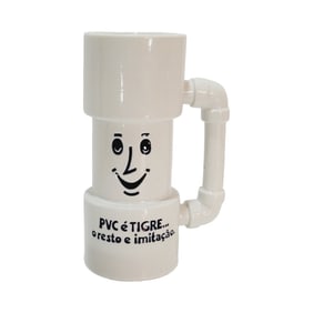 Ceramarte Stein, Brazilian Beer Stein, Rare PVC Pipe Beer Stein