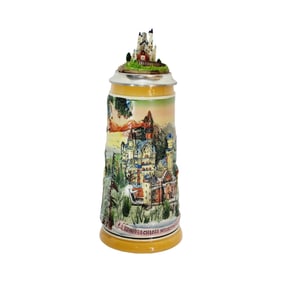 Gerz Stein, German Beer Stein, Neuschwanstein Castle
