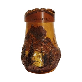 Wooden Stein, German Beer Stein, Tree Trunk Stein