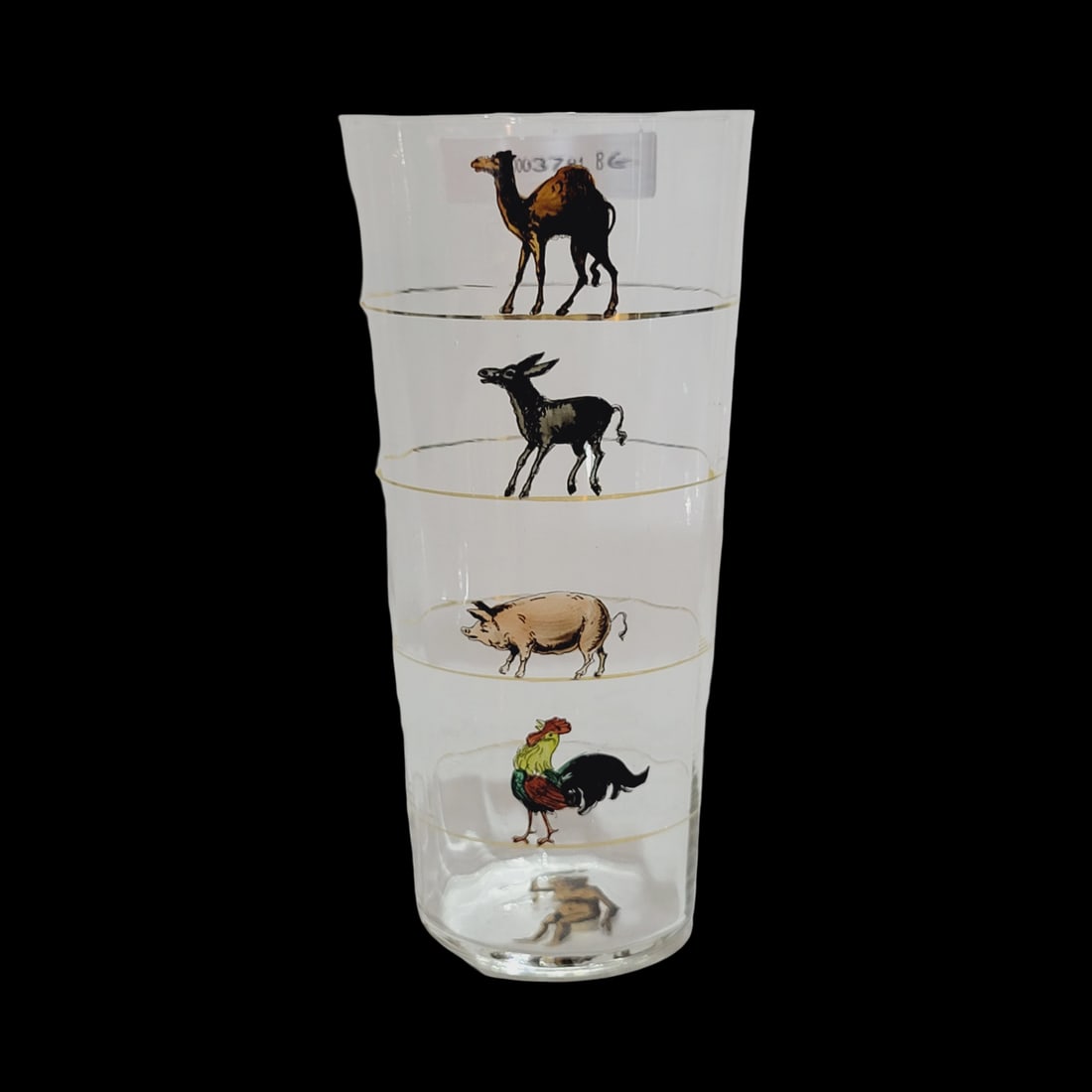 Glass Beaker, German Glass Beaker, Conical Animal Beaker (1 of 13)