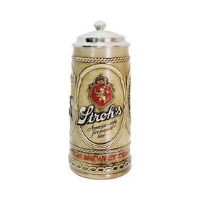 Stroh's Brewery Stein, Brazilian Beer Stein, German American Tricentennial Stein