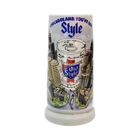 Heileman Old Style Stein, Brazilian Beer Stein, Chicagoland