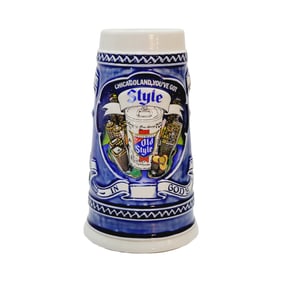 Heileman Old Style Stein, Brazilian Beer Stein, Chicagoland