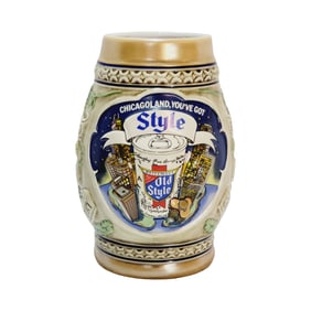 Heileman Old Style Stein, Brazilian Beer Stein, Chicagoland