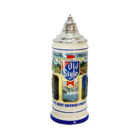 Heileman Old Style Stein, American Beer Stein, America's Best Brewed Premium Beer