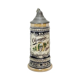 Brewery Stein, Brazilian Beer Stein, Olympia Beer Stein
