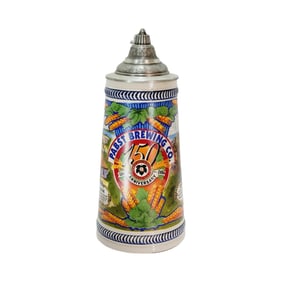 Brewery Stein, Brazilian Beer Stein, Pabst Brewing Co. 150 Year Anniversary