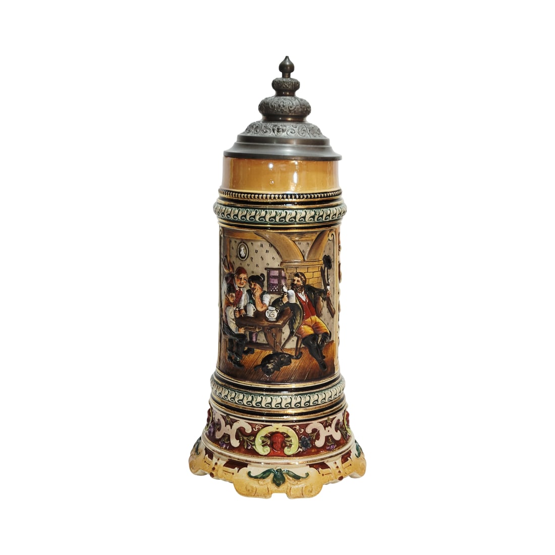 Simon Peter Gerz #448, German Beer Stein, Tavern Scene (1 of 14)