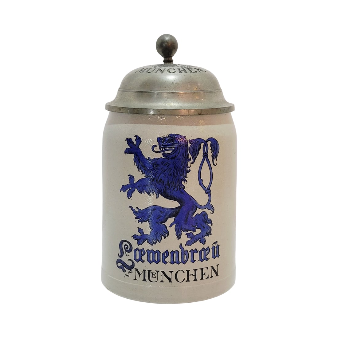 German Beer Stein, German Brewery Stein, Lowenbrau M?nchen (1 of 11)