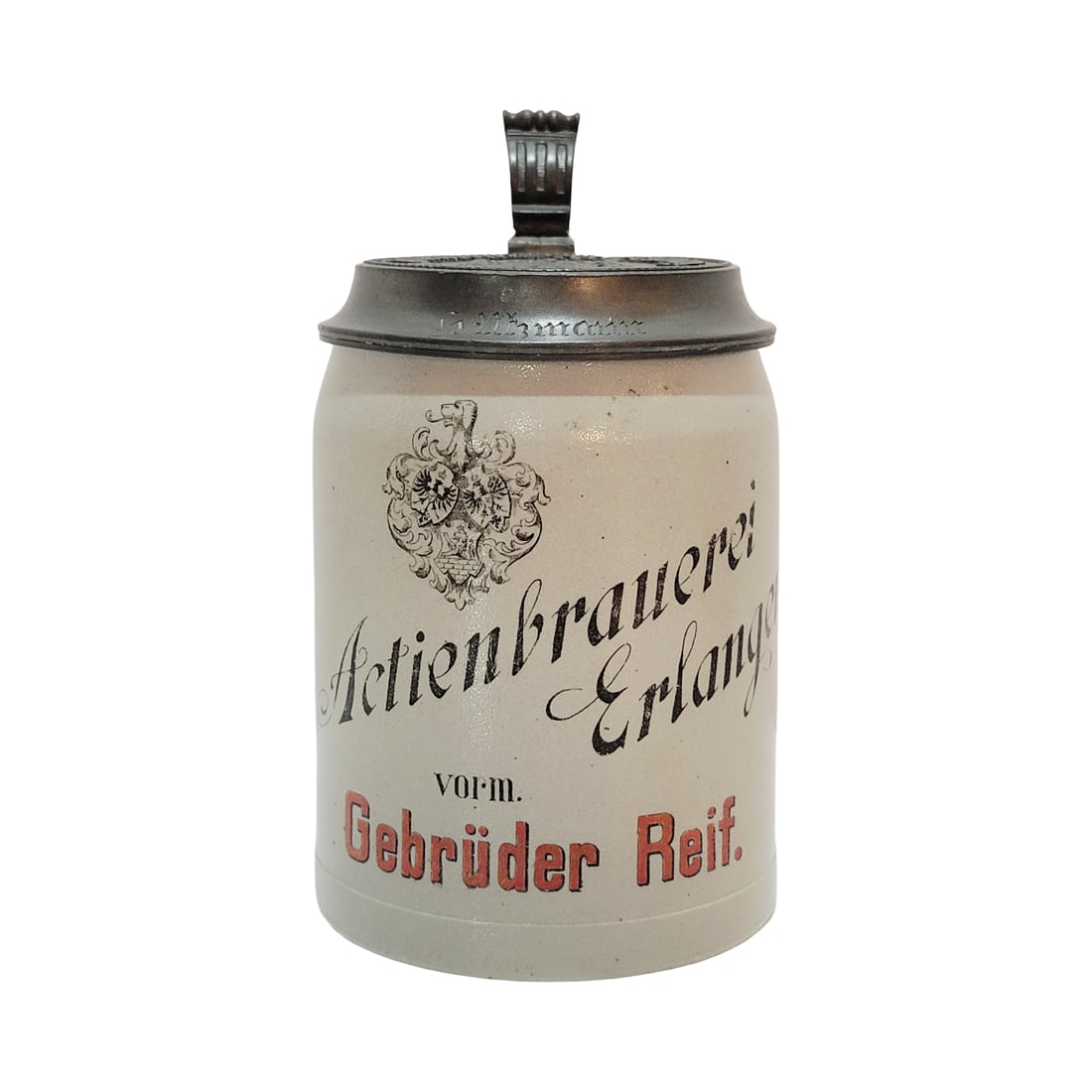 Marzi & Remy Beer Stein, German Brewery Stein, Actienbrauerei Erlangen (1 of 12)