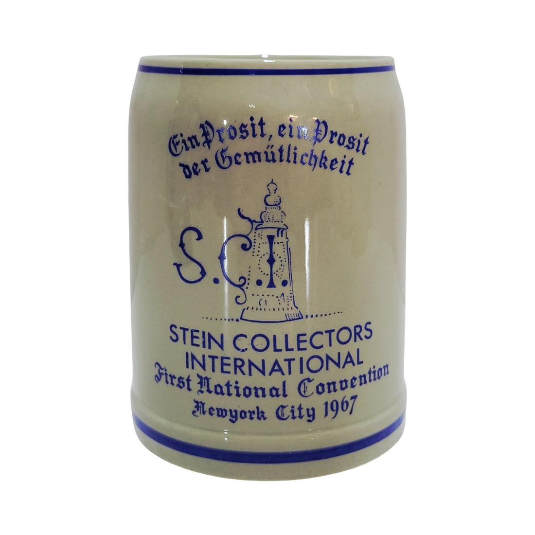 Stein Collector International Mug, German Beer Mug, 1st SCI Convention New York City 1967 (1 of 7)