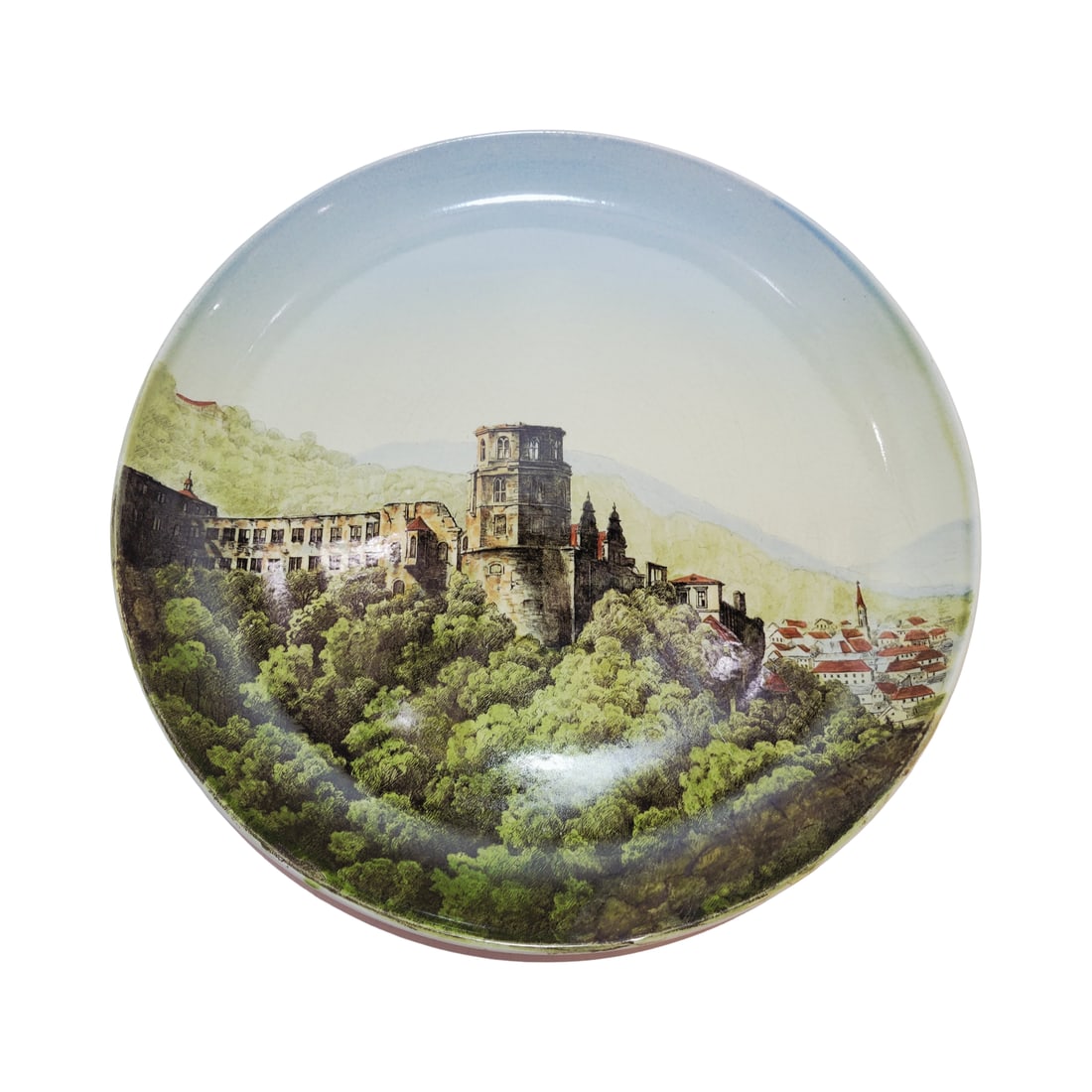 Mettlach #1044/130, German Plaque, Heidelberg, Schlofs (1 of 5)