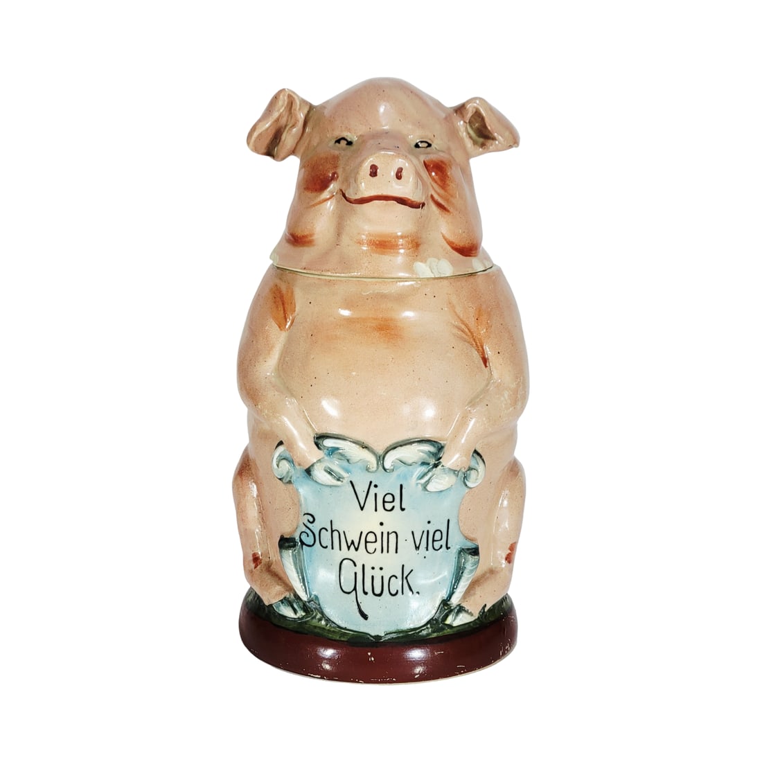 Reinhold Hanke #1260, German Character Stein, Pig (1 of 10)