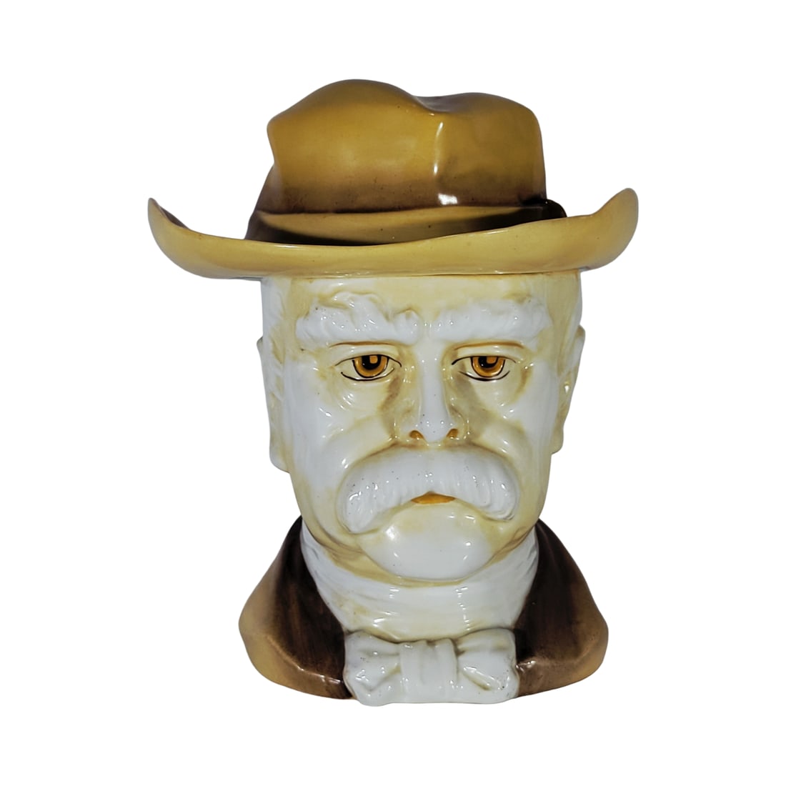 Schierholz & Sohn #47, German Character Stein, Elderly Bismarck (1 of 10)