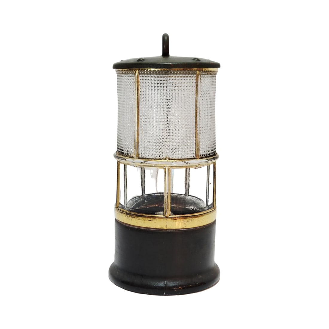 Glass Stein, German Character Stein, Miner's Lantern Stein (1 of 9)