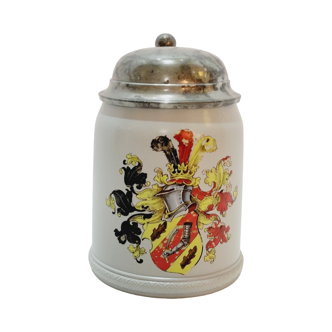 Mettlach #285, German Beer Stein, Armorial Crest Stein (1 of 8)
