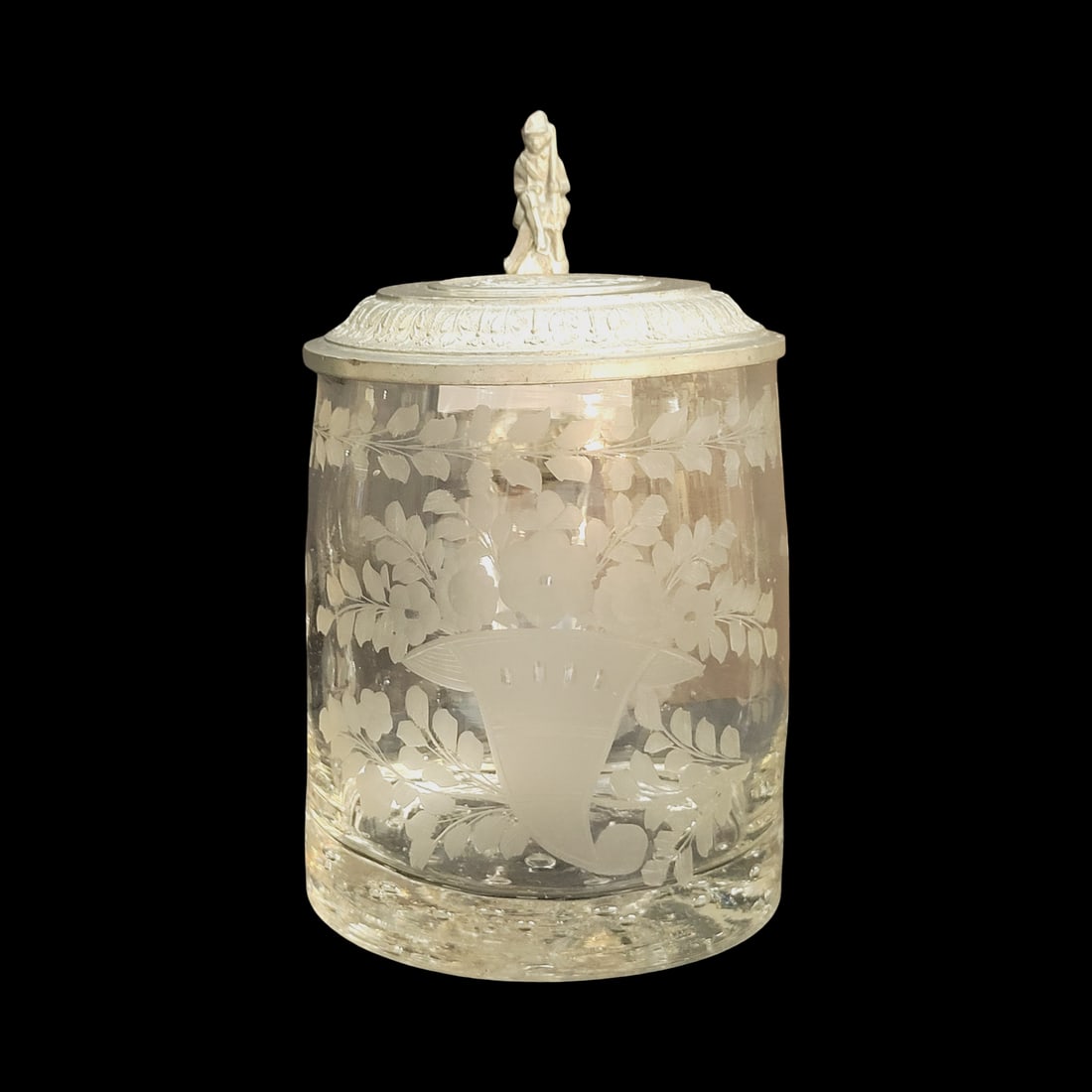 Glass Stein, German Beer Stein, Hunter Stein (1 of 13)