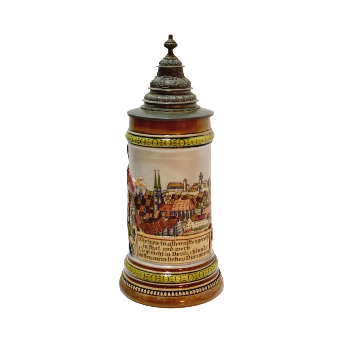 Hauber & Reuther #531, German Beer Stein, Nuremberg (1 of 12)