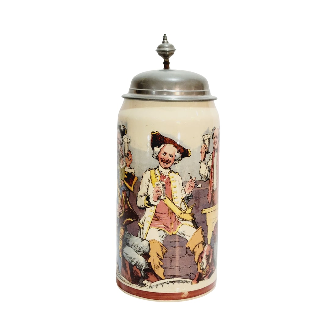 Mettlach #1526/1143, German Beer Stein, Drinking Companions (1 of 11)
