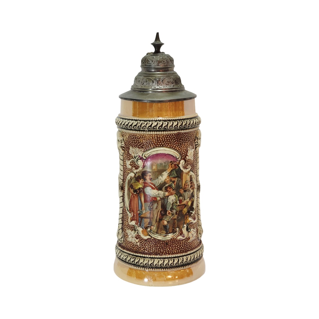 Adolf Diesinger #623, German Beer Stein, Festive Tavern Scene (1 of 13)