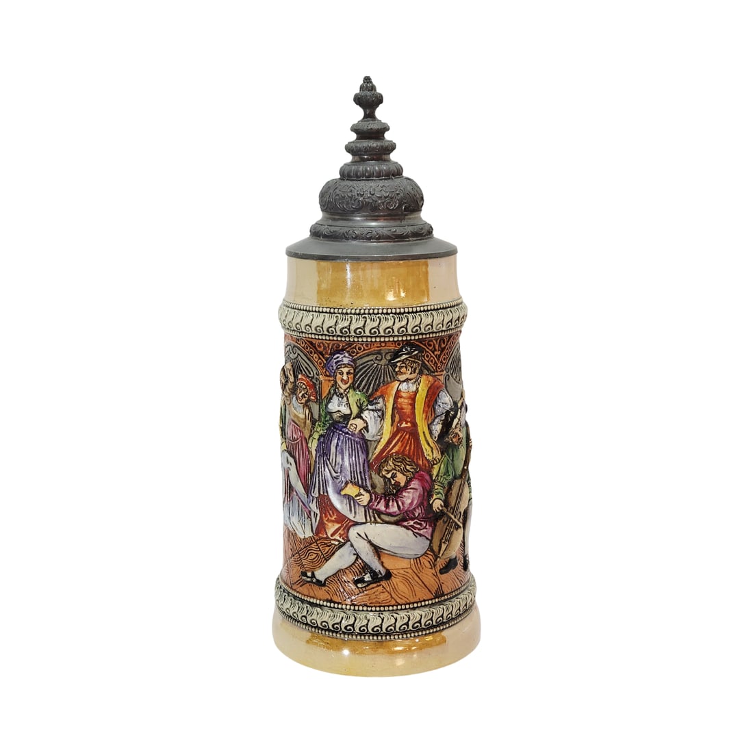 Adolf Diesinger #79, German Beer Stein, Renaissance Musicians and Dancers (1 of 13)