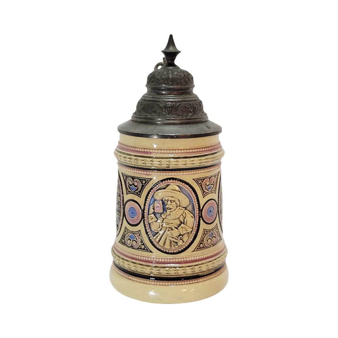 Adolf Diesinger #32, German Beer Stein, Renaissance Drinker (1 of 12)