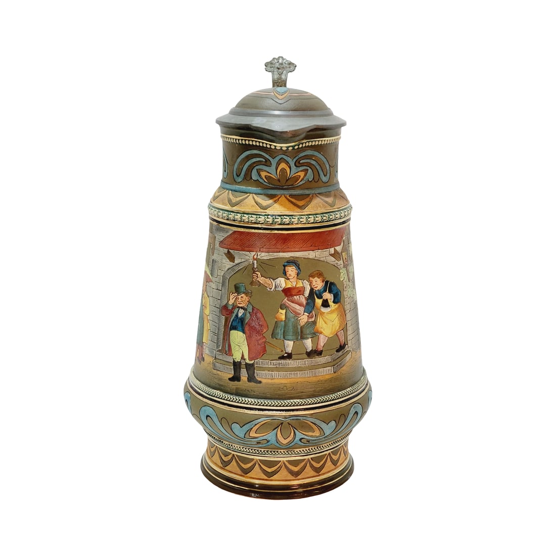 Simon Peter Gerz #1214A, German Beer Stein, Evening Scene (1 of 14)