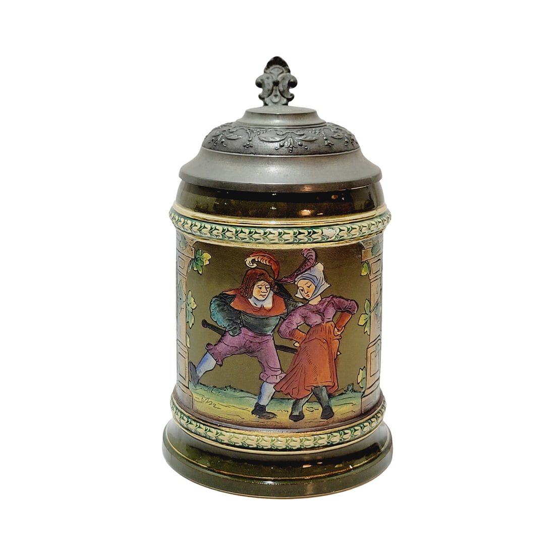 Simon Peter Gerz #1221, German Beer Stein, Musicians and Dancers (1 of 12)