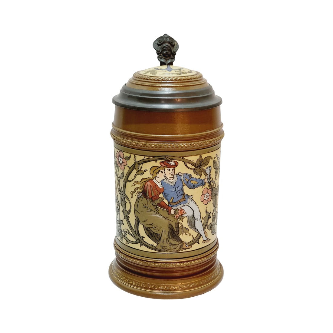 Villeroy & Boch Mettlach #1968, German Beer Stein, Lover's (1 of 12)