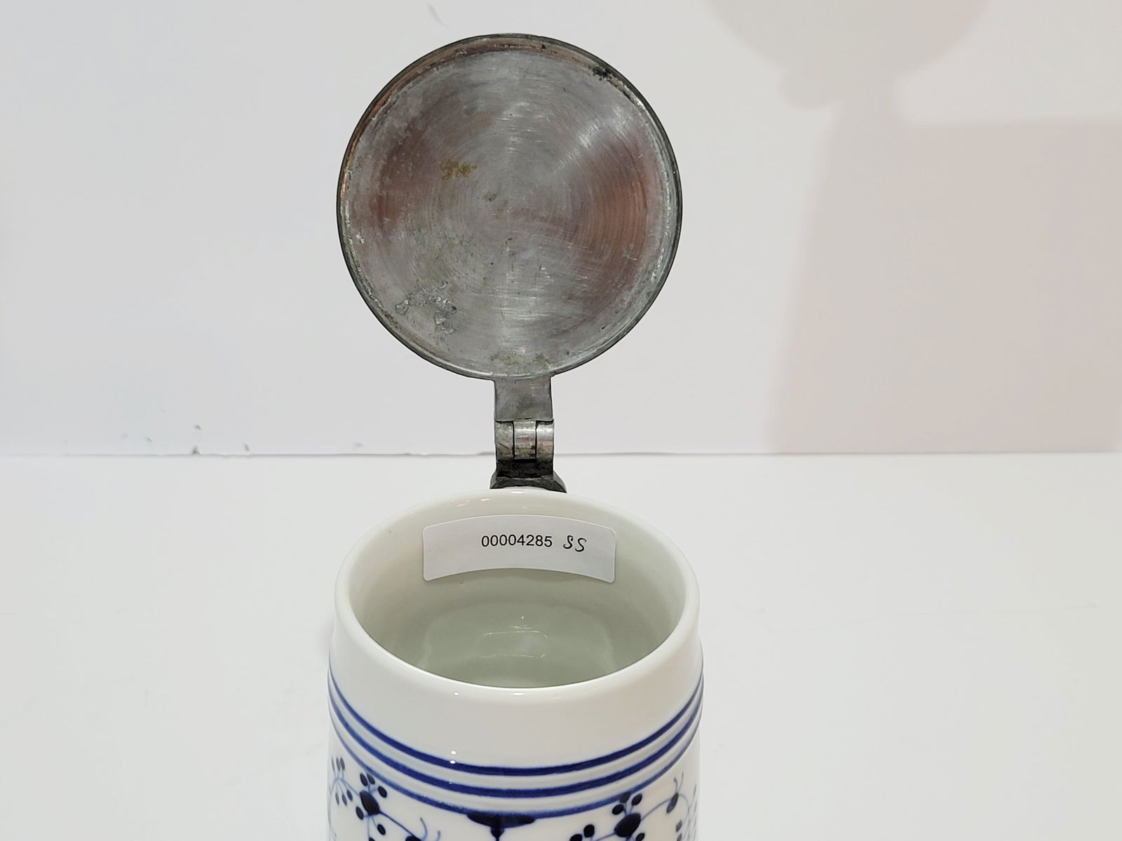 Porcelain Stein, German Beer Stein, Onion Pattern Stein - 6