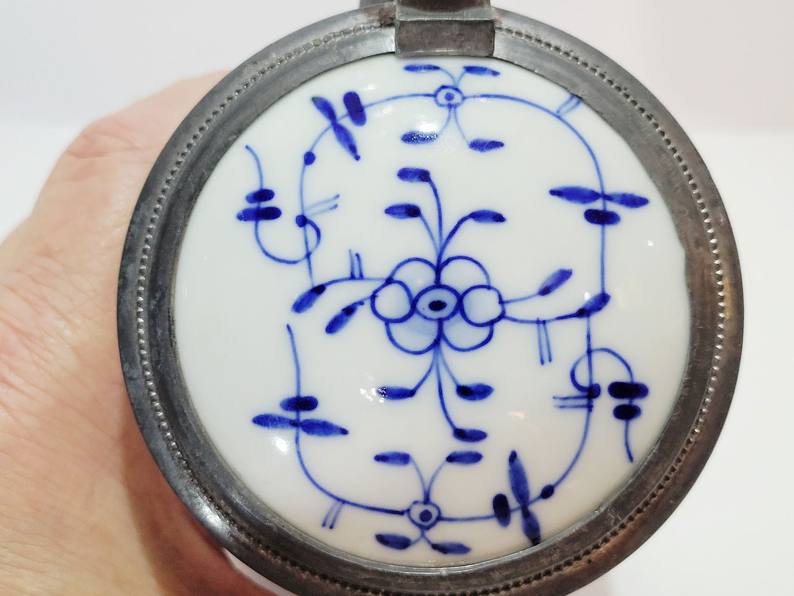 Porcelain Stein, German Beer Stein, Onion Pattern Stein - 6