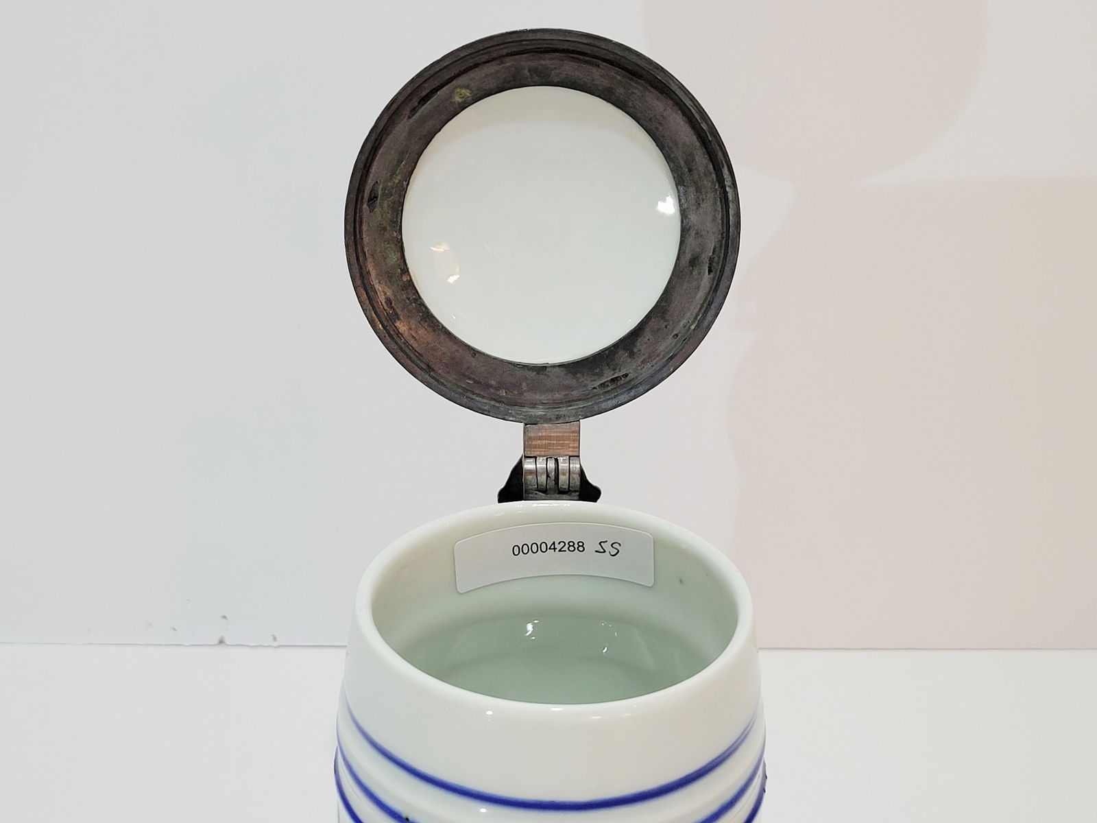 Porcelain Stein, German Beer Stein, Onion Pattern Stein - 7