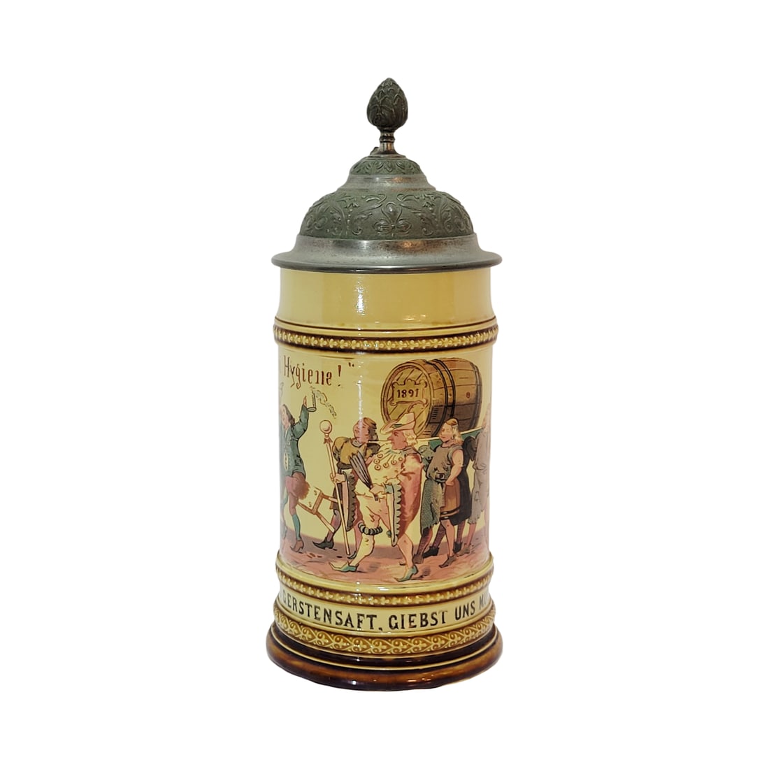 Villeroy & Boch Mettlach #280/678, German Beer Stein, Triumphal Beer Procession (1 of 10)