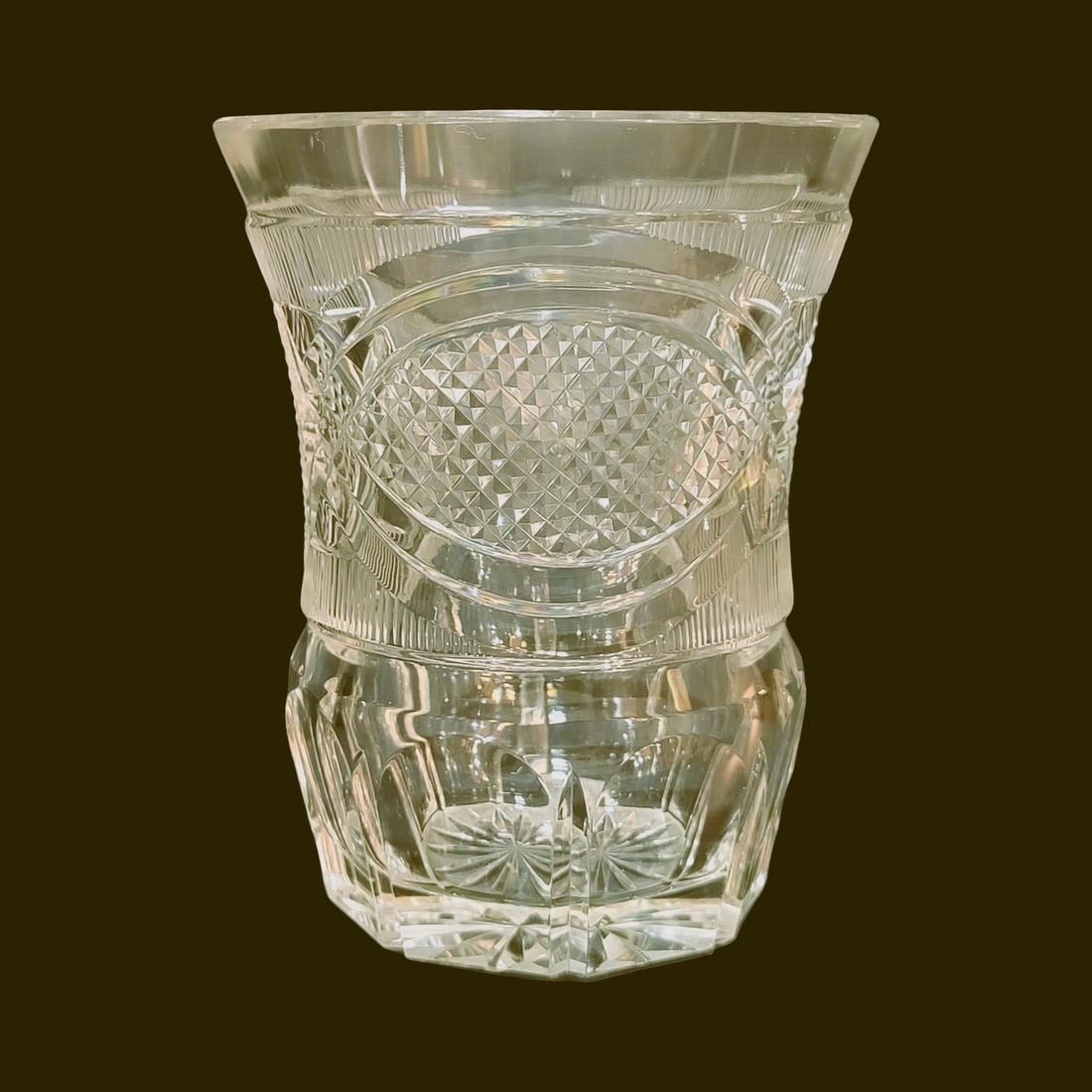 Glass Beaker, Bohemian Glass Beaker, Clear Glass Beaker (1 of 12)