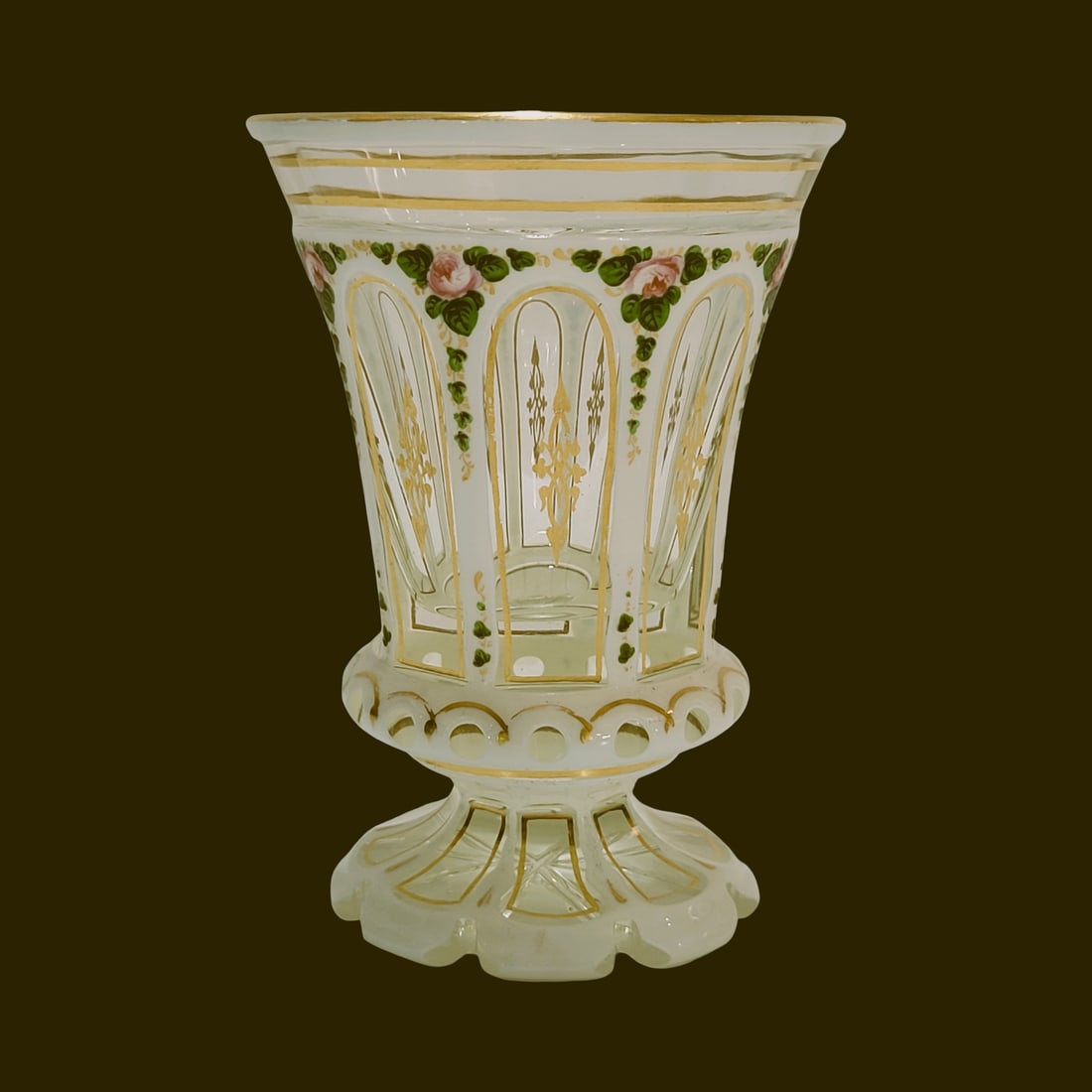 Glass Beaker, Neuwelt Glass Beaker, Footed Flared Beaker (1 of 9)