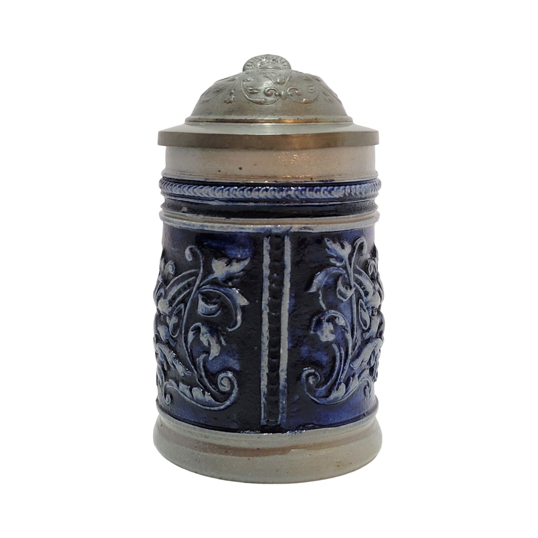 German Stein, German Beer Stein, Miniature with Grotesques (1 of 8)
